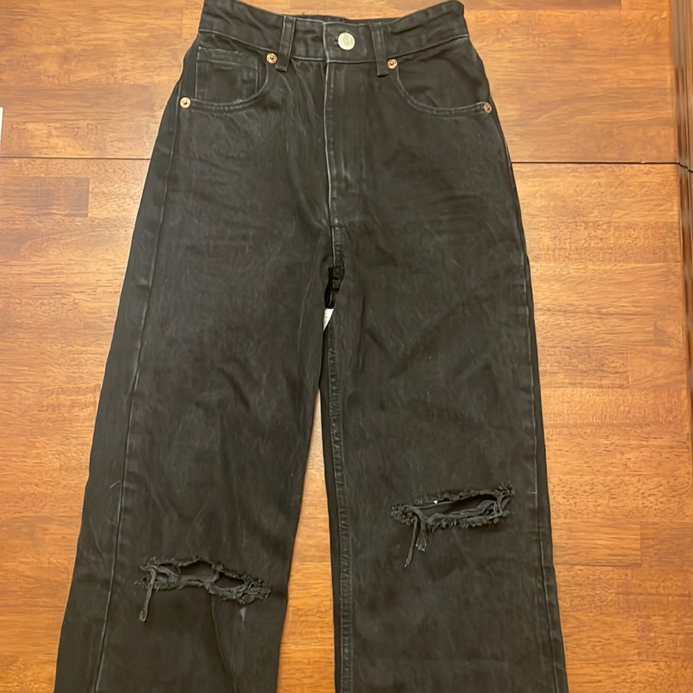 Zara size 0 straight leg jeans